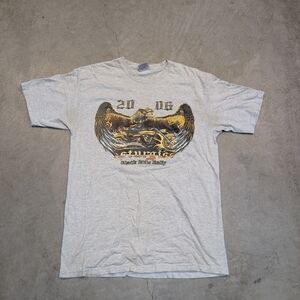 2006 Sturgis Black Hills Rally Mens M Hanes Stained Shirt